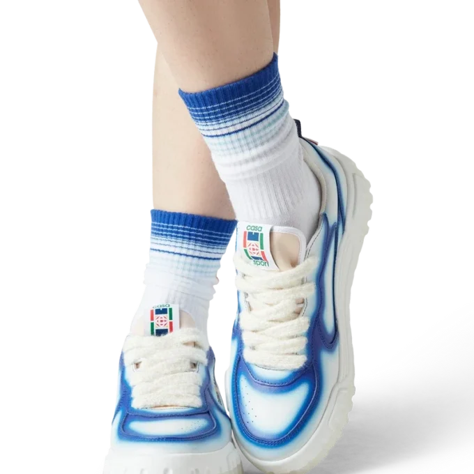 Sneaker Court Blue Fade da donna