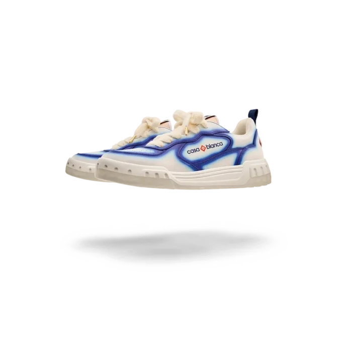 Sneaker Court Blue Fade da donna