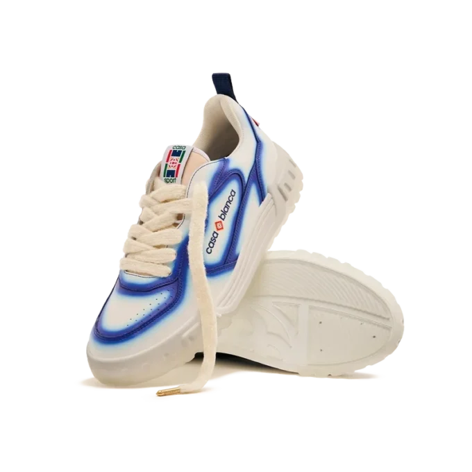 Sneaker Court Blue Fade da donna