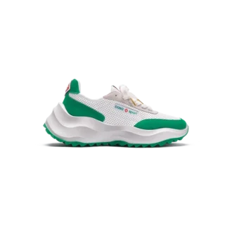 Sneaker da donna Atlantis bianco e verde tennis Sneaker da donna Atlantis bianco e verde tennis