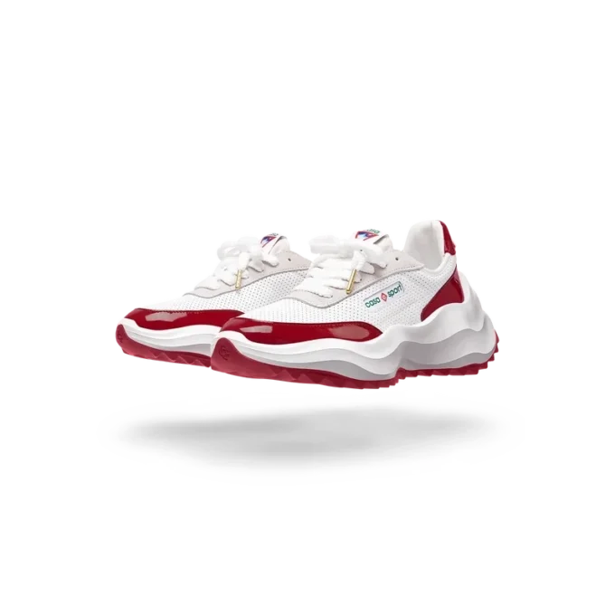Sneaker da donna Atlantis White & Haute Red