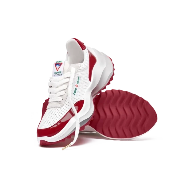 Sneaker da donna Atlantis White & Haute Red