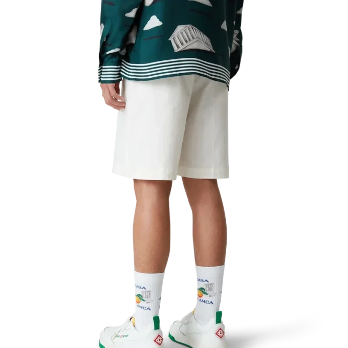 Sneaker da tennis da uomo bianche e verdi