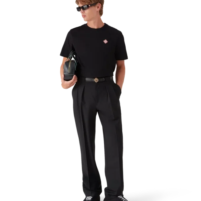 Sneaker da uomo Arch in maglia nera