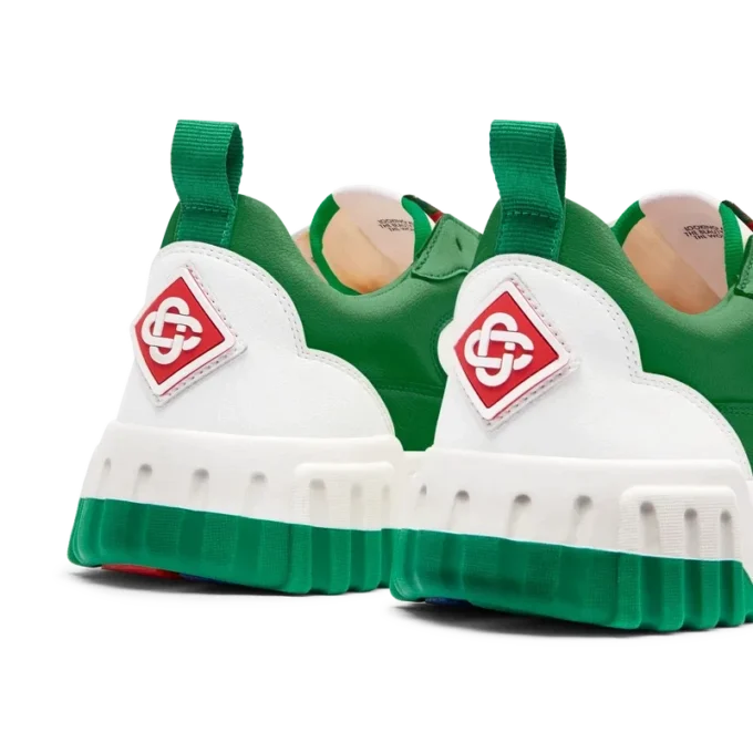 Sneaker da uomo Court verde e bianca