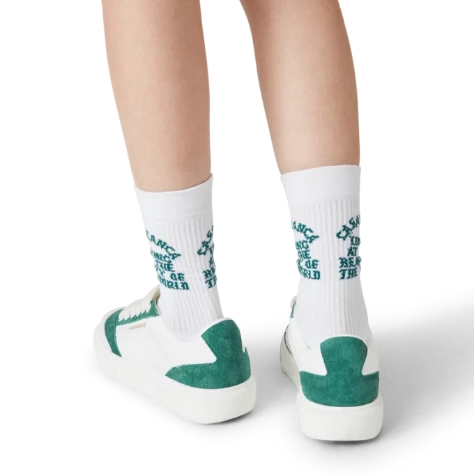 Sneaker Del Mar da donna bianca e verde Sneaker Del Mar da donna bianca e verde