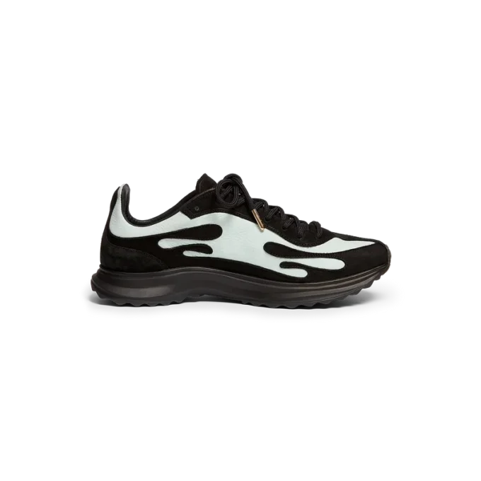 Sneaker Stade da uomo nero e menta