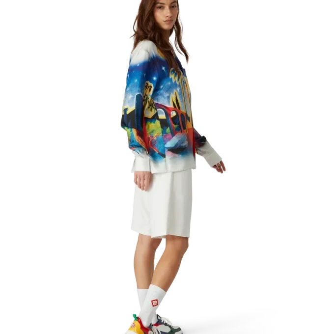 Sneakers Court multicolori da donna