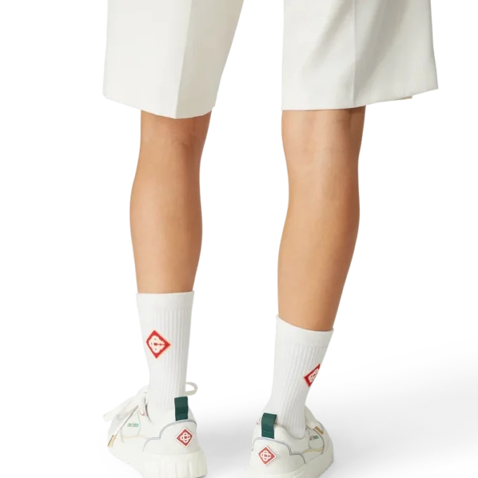 Sneakers da donna Court bianche e multicolori Sneakers da donna Court bianche e multicolori