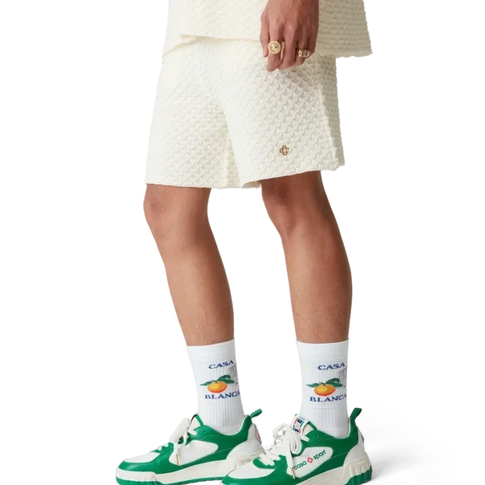 Sneaker da uomo Court verde e bianca