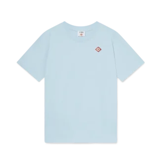 T-shirt a maniche corte con logo a diamante