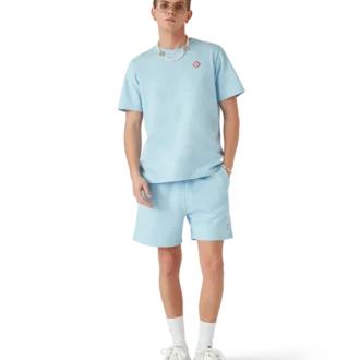 T-shirt a maniche corte con logo a diamante