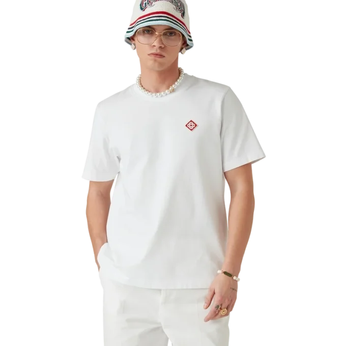 T-shirt a maniche corte con logo Diamond