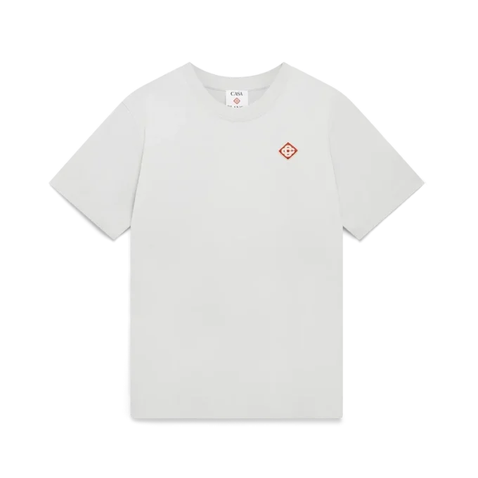 T-shirt a maniche corte con logo Diamond grigio