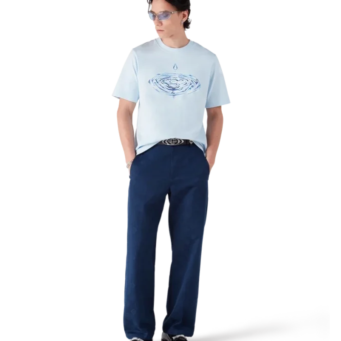 T-shirt a maniche corte con logo Drip