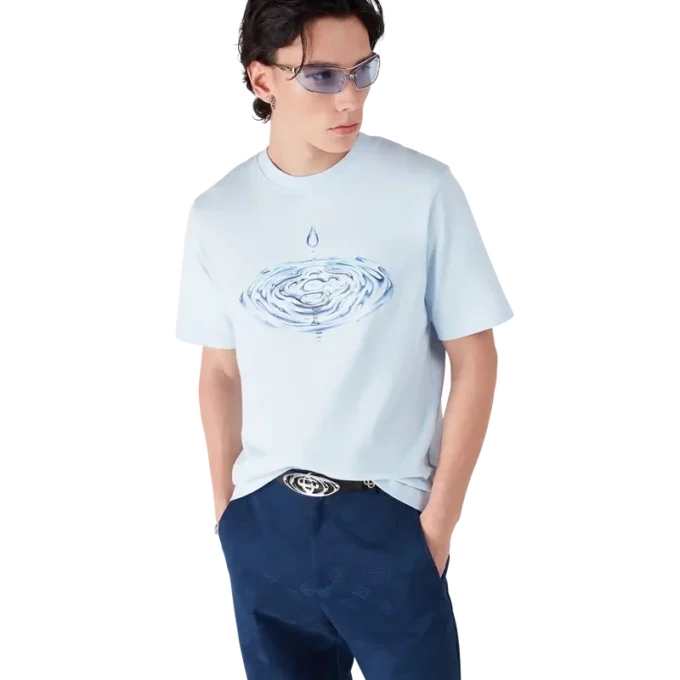 T-shirt a maniche corte con logo Drip