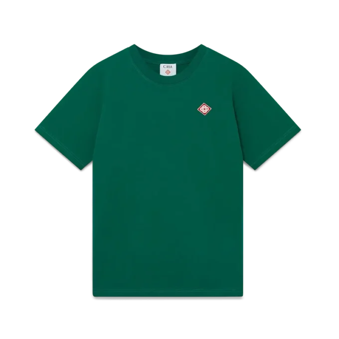 T-shirt a maniche corte con logo Evergreen Diamond in pantaloncini