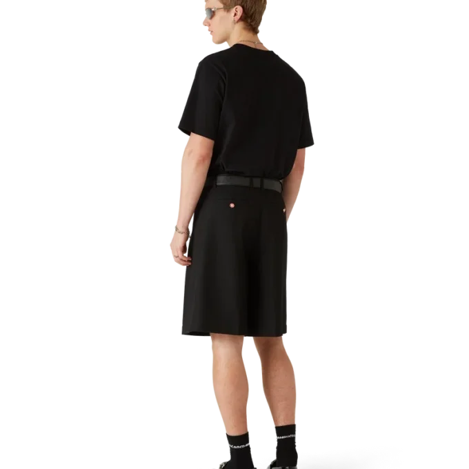 T-shirt a maniche corte con logo fungo aerografato