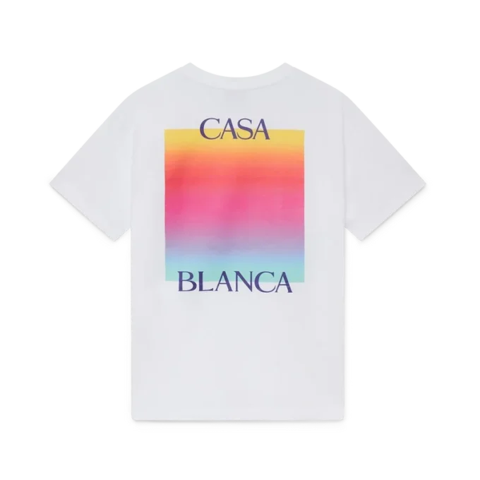T-shirt a maniche corte con logo Gradient Square