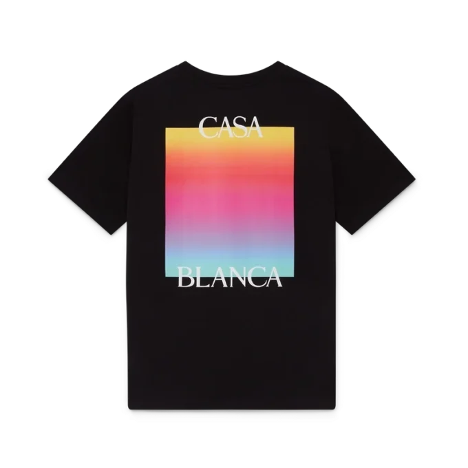 T-shirt a maniche corte con logo Gradient Square