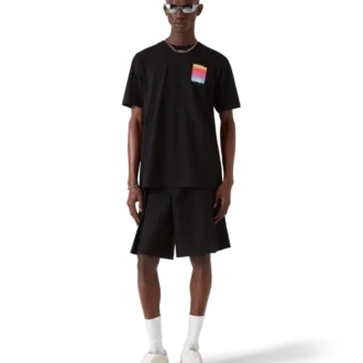 T-shirt a maniche corte con logo Gradient Square