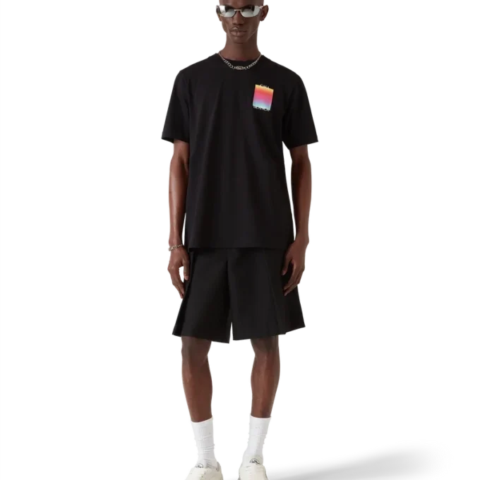 T-shirt a maniche corte con logo Gradient Square