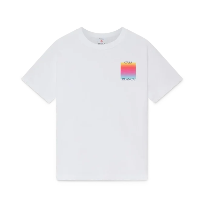 T-shirt a maniche corte con logo Gradient Square