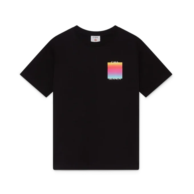 T-shirt a maniche corte con logo Gradient Square