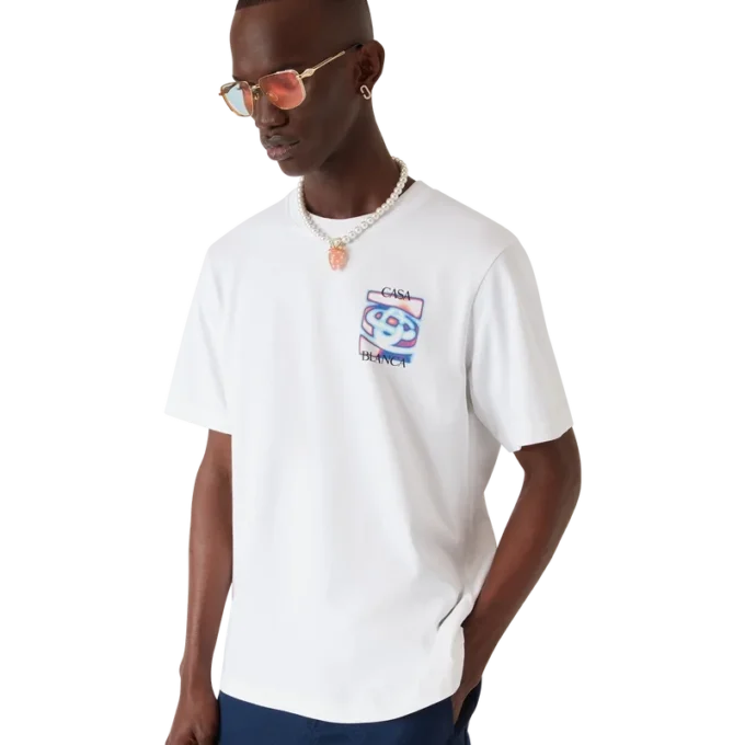 T-shirt a maniche corte con logo Heat Map