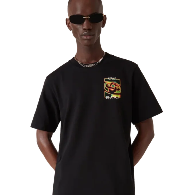 T-shirt a maniche corte con logo Heat Map