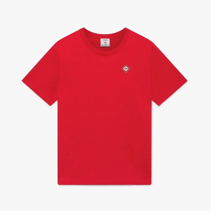 T-shirt a maniche corte con logo Red Diamond