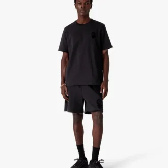 T-shirt a maniche corte con logo Squash in floccato