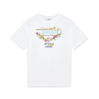 T-shirt a maniche corte con logo stampato Los Angeles Store