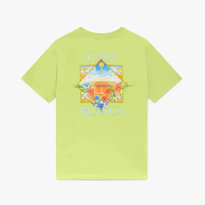 T-shirt a maniche corte Lime Flower Court Icon