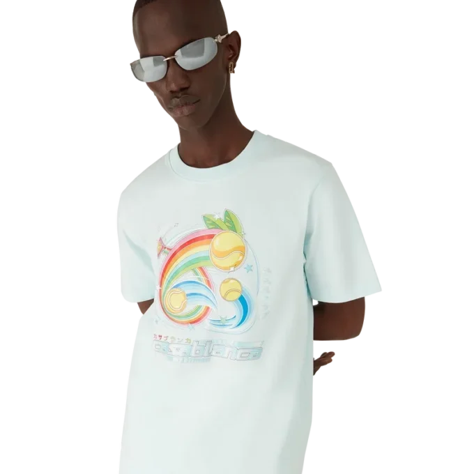 T-shirt a maniche corte Manga Tennis Ball in pantaloncini