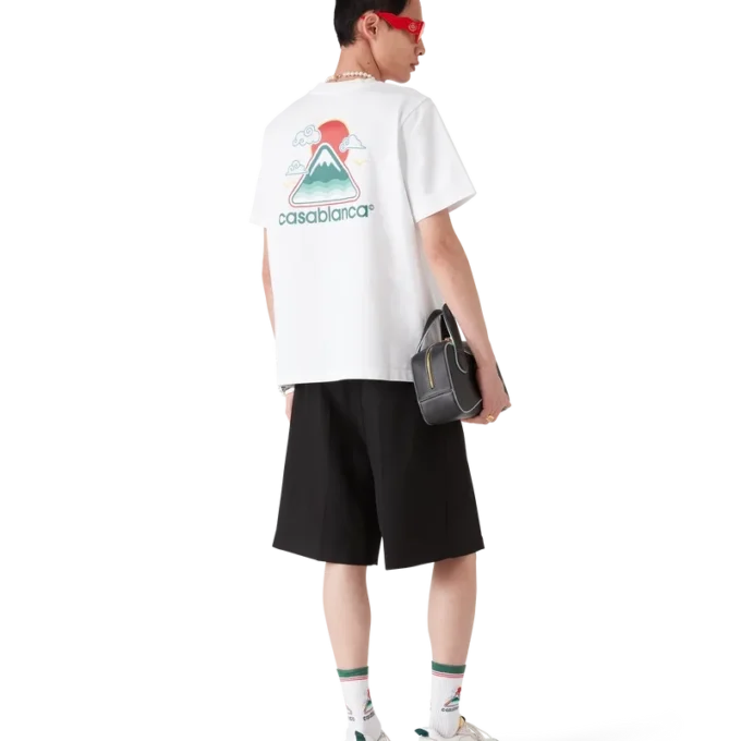 T-shirt a maniche corte Montagne Ondulee