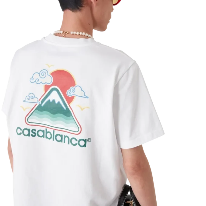 T-shirt a maniche corte Montagne Ondulee