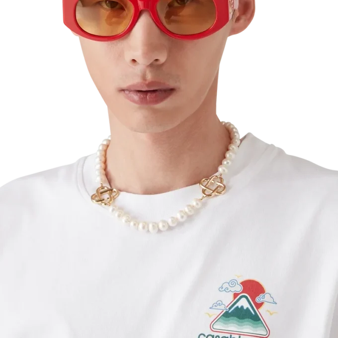 T-shirt a maniche corte Montagne Ondulee