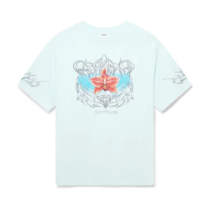 T-shirt a maniche corte oversize Blades in pantaloncini