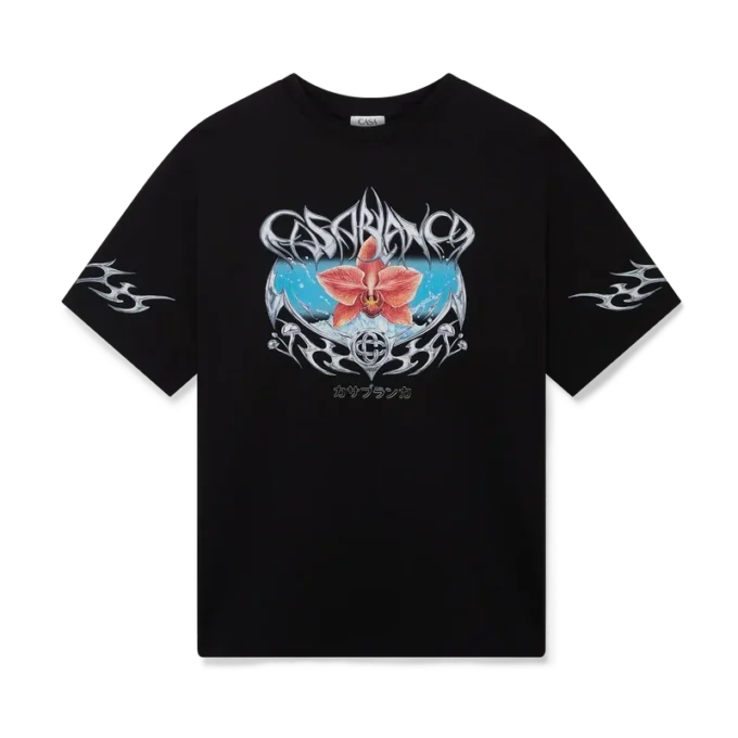 T-shirt a maniche corte oversize Blades in pantaloncini