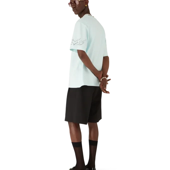 T-shirt a maniche corte oversize Blades in pantaloncini