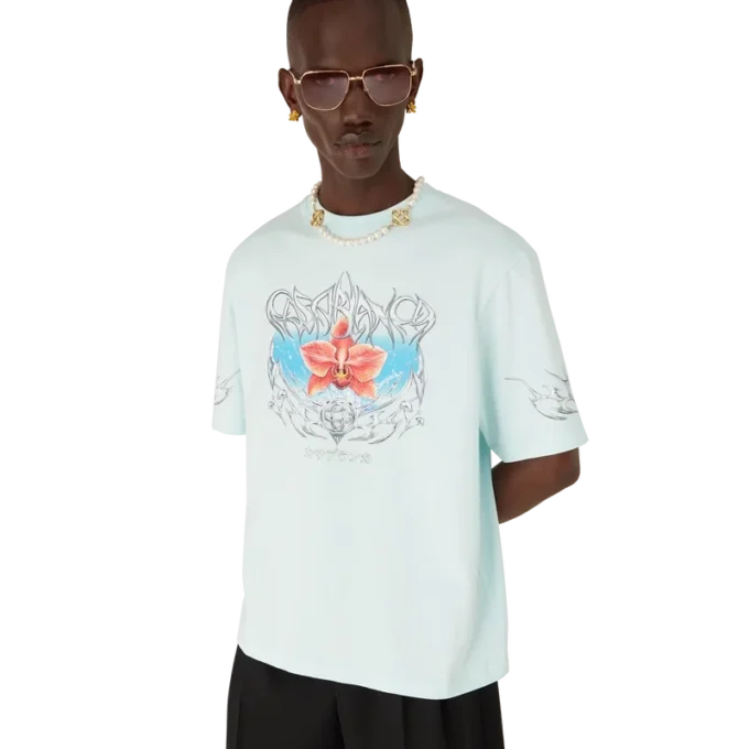 T-shirt a maniche corte oversize Blades in pantaloncini