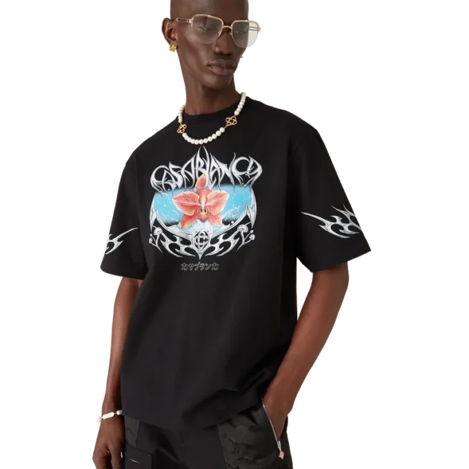 T-shirt a maniche corte oversize Blades in pantaloncini