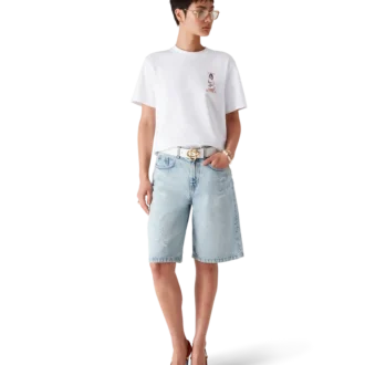 T-shirt a maniche corte Tennis Girl in pantaloncini