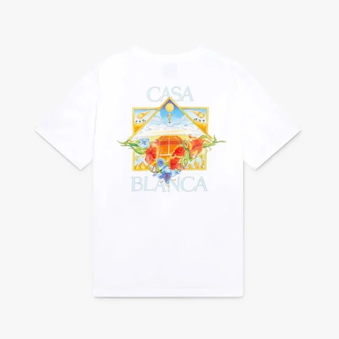 T-shirt a maniche corte White Flower Court Icon