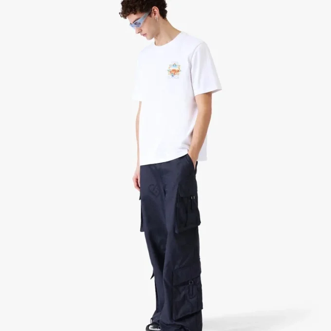 T-shirt a maniche corte White Flower Court Icon