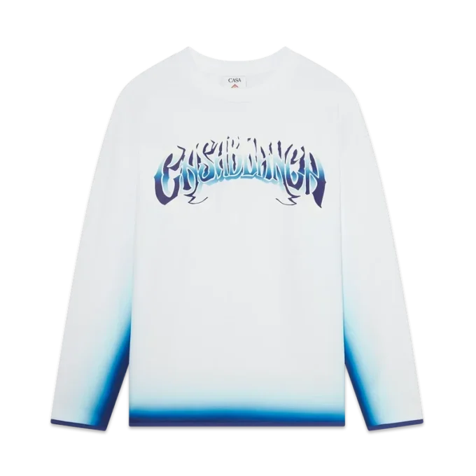 T-shirt a maniche lunghe Blue Fade