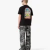 T-shirt a pantaloncini Black Tennis Landscape