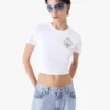 T-shirt a pantaloncini Casa Way Baby bianca