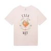 T-shirt a pantaloncini con mascotte arancione Casa Way